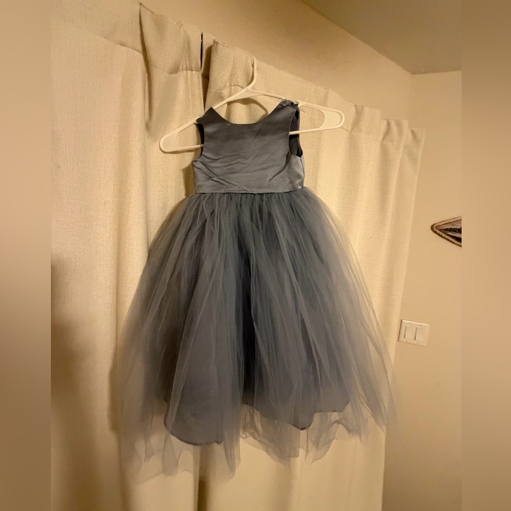 Dusty Blue Toddler Size 2 Tulle Dress